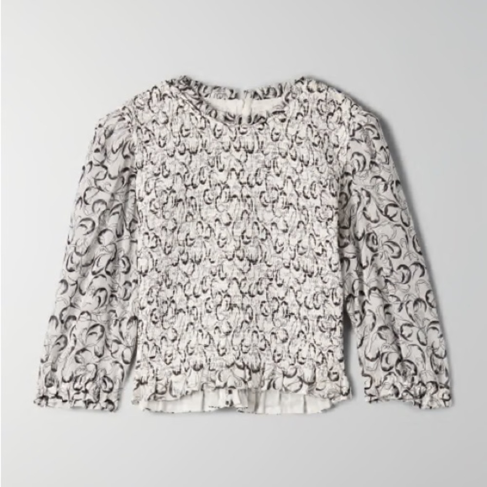 Aritzia wilfred tempest short sleeve blouse